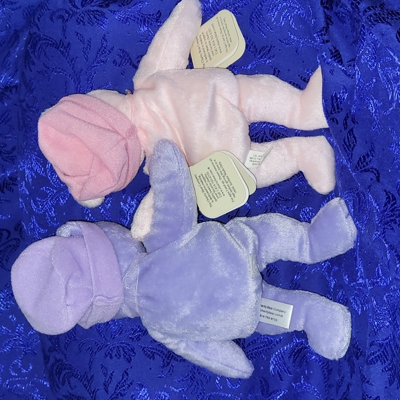 VTG Charity Bear Co. "Faith" & "Hope" Teddy Bears  (pair) for ♀️ Cancer Research - Picture 10 of 17